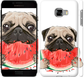 

Чехол Мопс и арбуз для Samsung Galaxy C5 C5000 843449