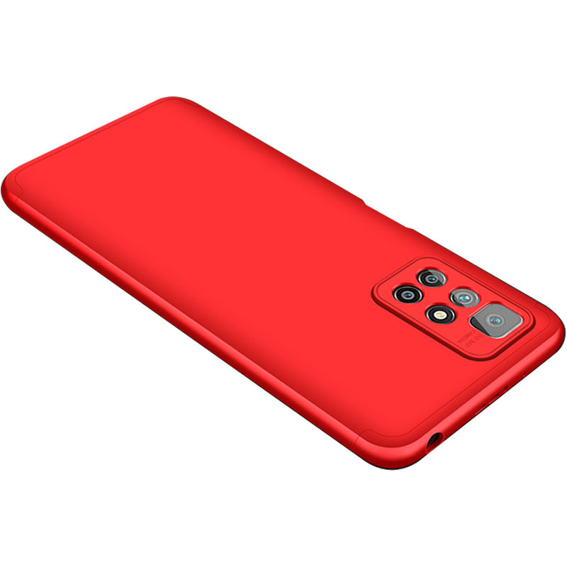 Пластиковая накладка GKK LikGus 360 градусов (opp) для Xiaomi Redmi 10 (Красный)