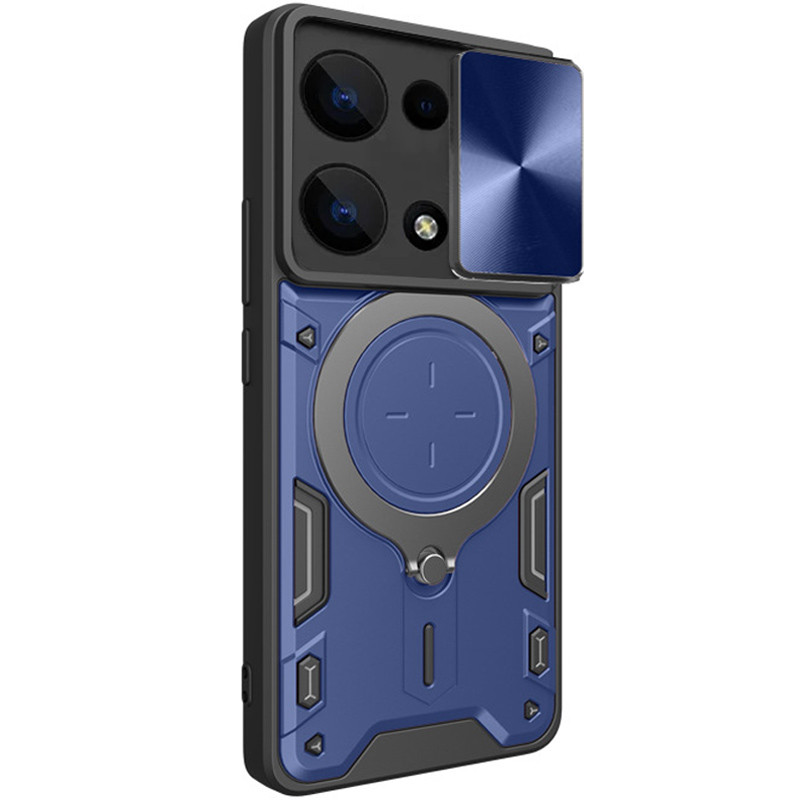 Фото Удароміцний чохол Bracket case with Magnetic на Xiaomi Redmi Note 13 5G (Blue) на vchehle.ua