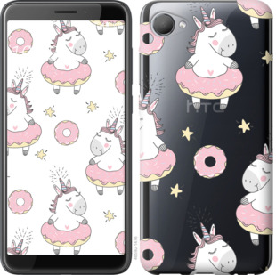 

Чехол Единорожки для HTC Desire 12 830173
