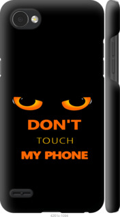 Чехол Don't touch the phone для LG Q6
