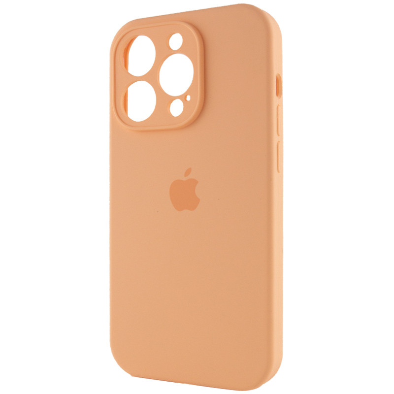 Фото Чохол Silicone Case Full Camera Protective (AA) на Apple iPhone 15 Pro (6.1") (Помаранчевий / Cantaloupe) в маназині vchehle.ua