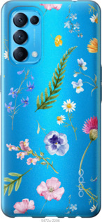 

Чехол Цветочный фон v2 для Oppo Reno5 1440473