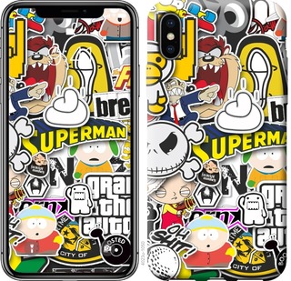 

Чехол Popular logos для iPhone XS Max 667529