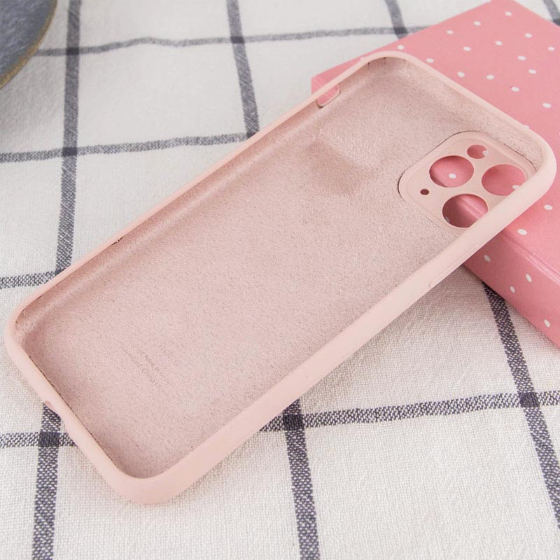 Фото Чохол Silicone Case Full Camera Protective (AA) на Apple iPhone 12 Pro (6.1") (Рожевий / Chalk Pink) на vchehle.ua