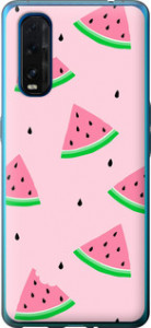 Чехол Розовый арбуз для Oppo Find X2
