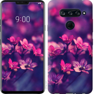 

Чехол Пурпурные цветы для HTC U12 Plus 776922
