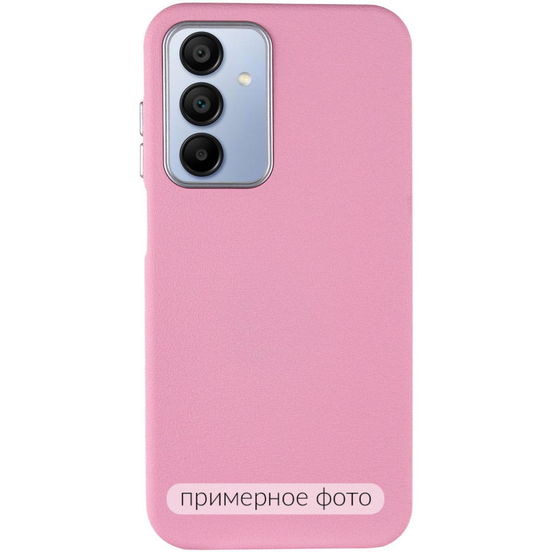 Фото Кожаный чехол Leather Case Metal Buttons для Samsung Galaxy S25 Ultra (Light Pink) на vchehle.ua