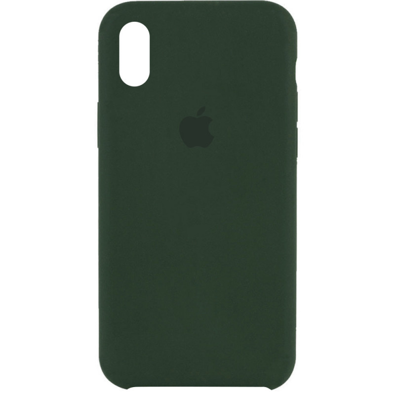 Чохол Silicone Case (AA) на Apple iPhone XS Max (6.5") (Зелений / Cyprus Green)