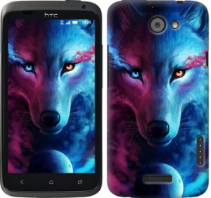 Чехол Арт-волк для HTC One X+