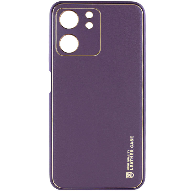 Шкіряний чохол Xshield на Xiaomi Redmi 13C / Poco C65 (Фіолетовий / Dark Purple)