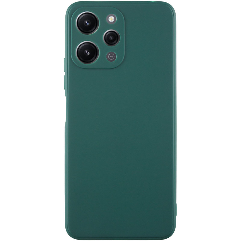 Силиконовый чехол Candy Full Camera для Xiaomi Redmi 12 (Зеленый / Green)