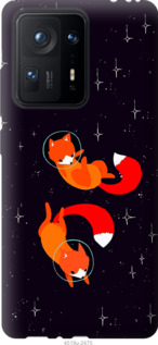 Чехол Лисички в космосе для Xiaomi Mix 4