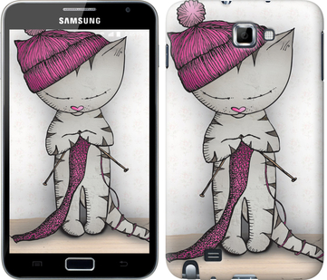 

Чехол Кошка рукодельница для Samsung Galaxy Note i9220 584122