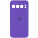 Чехол Silicone Cover Lakshmi Full Camera (AAA) with Logo для Google Pixel 9 Pro XL (Фиолетовый / Amethyst)