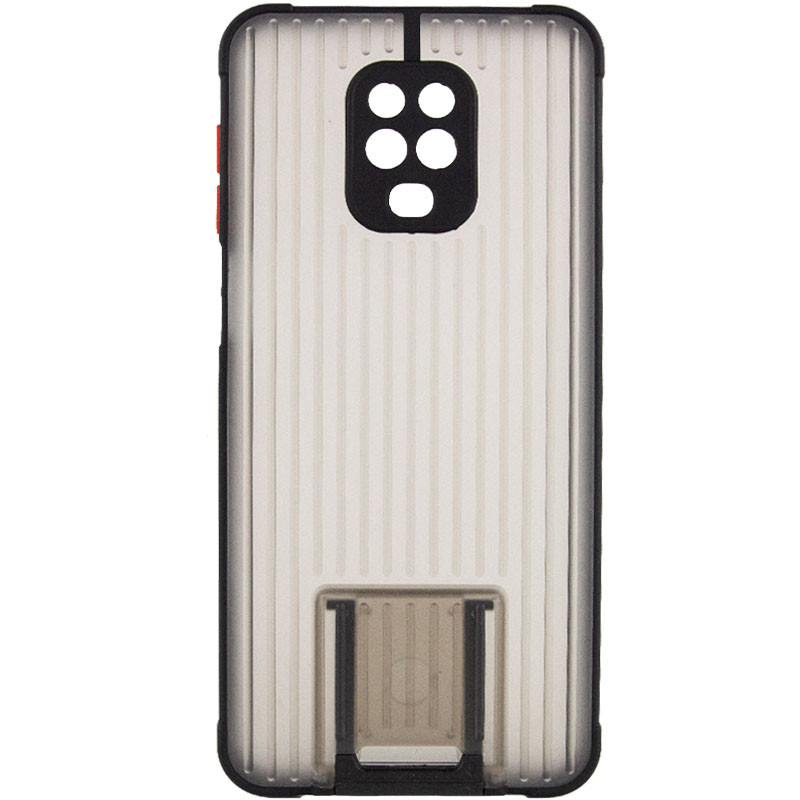 

TPU+PC чехол Bracket для Xiaomi Redmi Note 9 Pro Max (Черный) 1210297