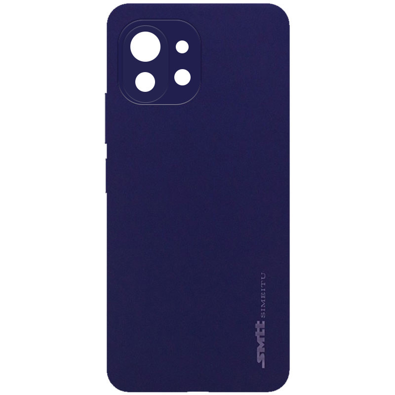 

TPU чохол матовый SMTT на Xiaomi Mi 11 Lite (Синій (soft touch)) 1158390