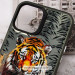 TPU+PC чехол TakiTaki Magic glow для Samsung Galaxy S21 FE (Tiger / Black) в магазине vchehle.ua