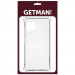 Фото TPU чохол GETMAN Ease logo посилені кути на Samsung Galaxy A12 / M12 (Прозорий / Transparent) на vchehle.ua
