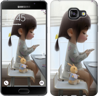 

Чехол Милая девочка с зайчиком для Samsung Galaxy A5 (2016) A510F 636408