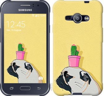 

Чохол Мопс з кактусом на Samsung Galaxy J1 Ace J110H 795438