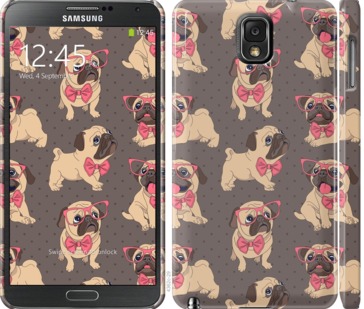 

Чехол мопсики 2 для Samsung Galaxy Note 3 N9000 731293