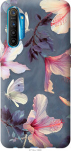 Чехол Нарисованные цветы для Realme XT