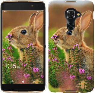 

Чехол Кролик и цветы для Alcatel Idol 4 Pro 924365