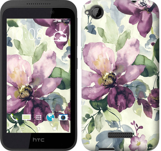 

Чехол Цветы акварелью для HTC Desire 320 296430