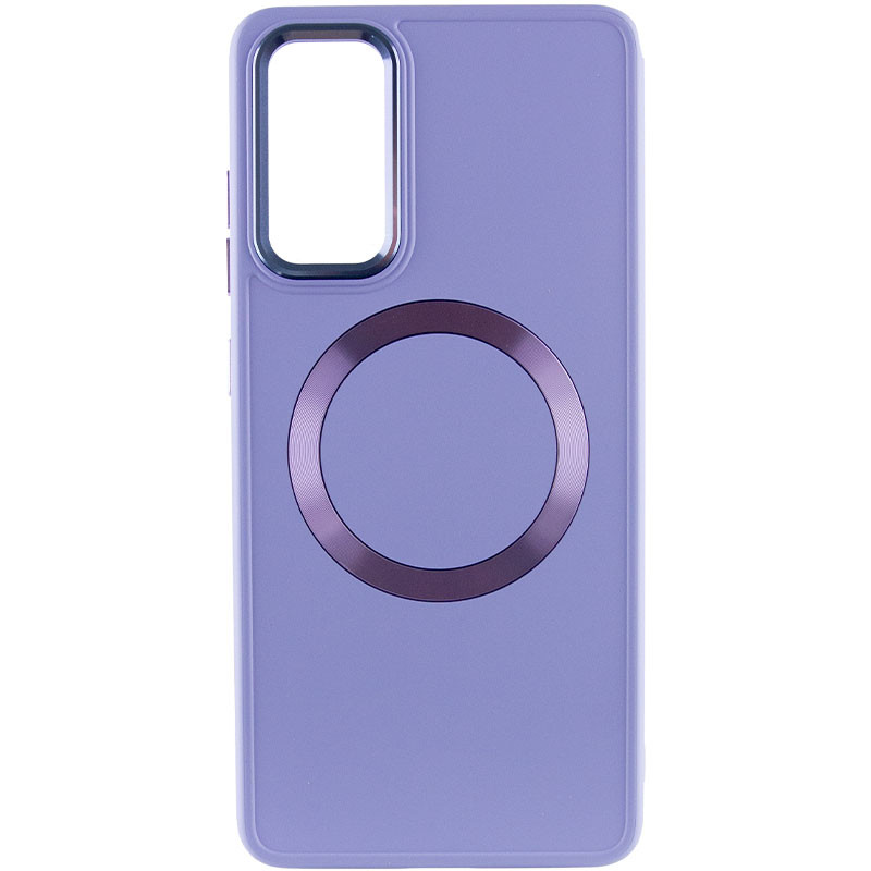 Фото TPU чохол Bonbon Metal Style with Magnetic safe на Samsung Galaxy S23 (Бузковий / Dasheen) на vchehle.ua
