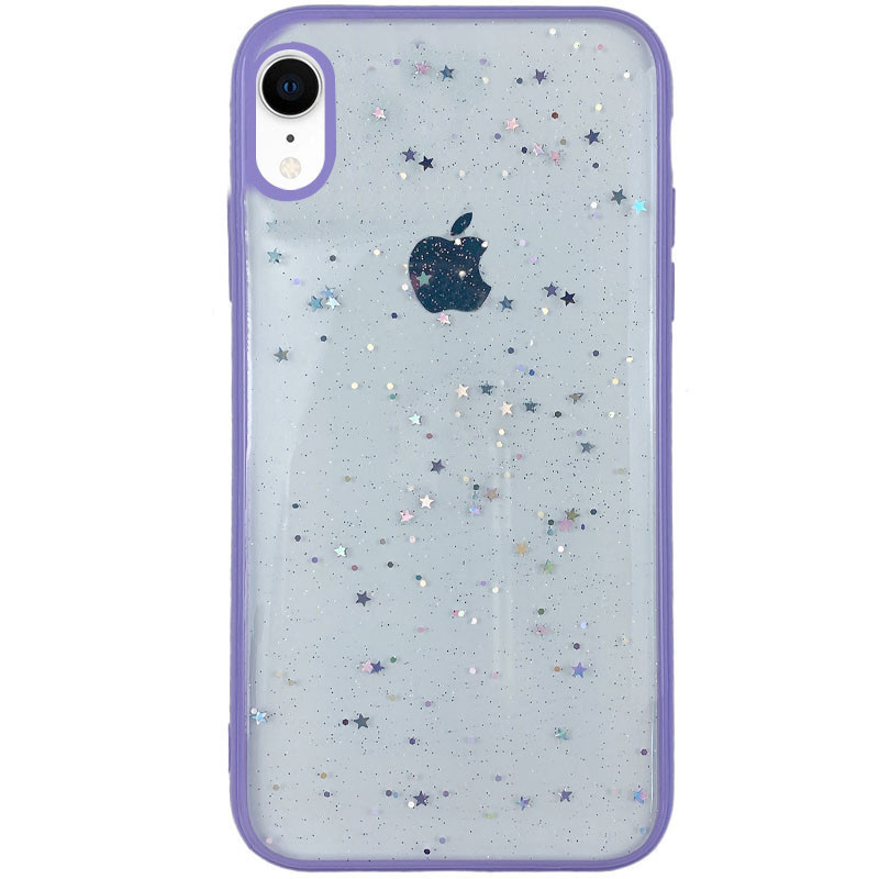 

TPU+PC чохол Shiny Stars на Apple iPhone XR (6.1") (Бузковий) 1091560