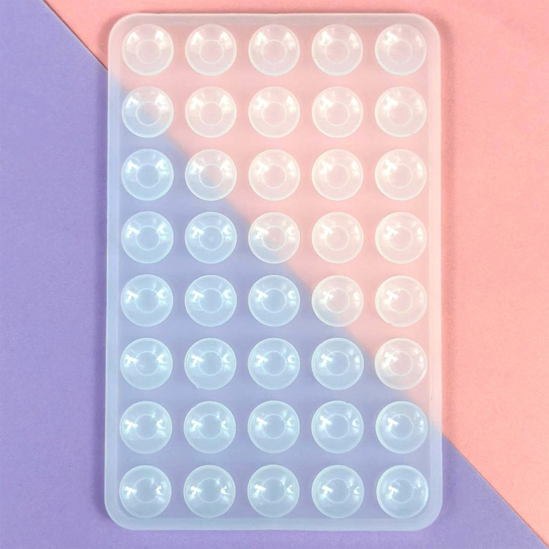 Фото Тримач-присоска для телефону Double Side Silicone 100*64мм (Transparent) на vchehle.ua