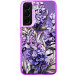 TPU+PC чохол TakiTaki Magic glow на Samsung Galaxy S22 (Lavender / Purple)