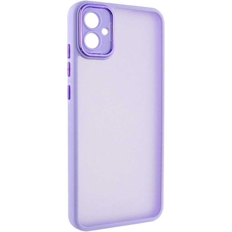 TPU+PC чохол Accent на Samsung Galaxy A06 (White / Purple)