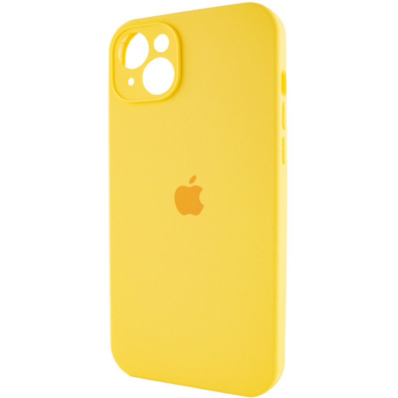 Фото Чехол Silicone Case Full Camera Protective (AA) для Apple iPhone 15 Plus (6.7") (Желтый / Yellow) в магазине vchehle.ua