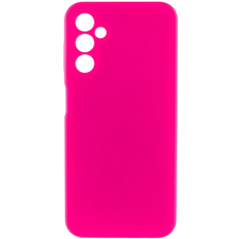 Чехол Silicone Cover Lakshmi Full Camera (AAA) для Samsung Galaxy A15 4G/5G / M15 5G (Розовый / Barbie pink)