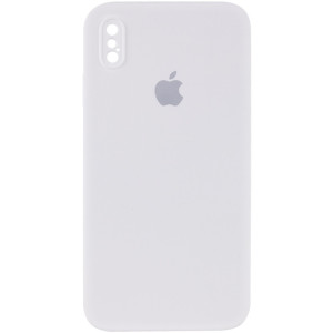 Чохол Silicone Case Square Full Camera Protective (AA) на Apple iPhone XS / X (5.8")