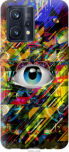 Чехол Абстрактный глаз для Realme 9 Pro Plus