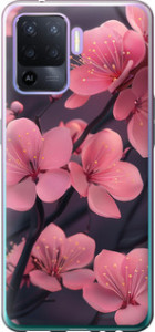 Чехол Пурпурная сакура для Oppo Reno5 Lite