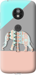 

Чехол Узорчатый слон для Motorola Moto E5 Play 704203
