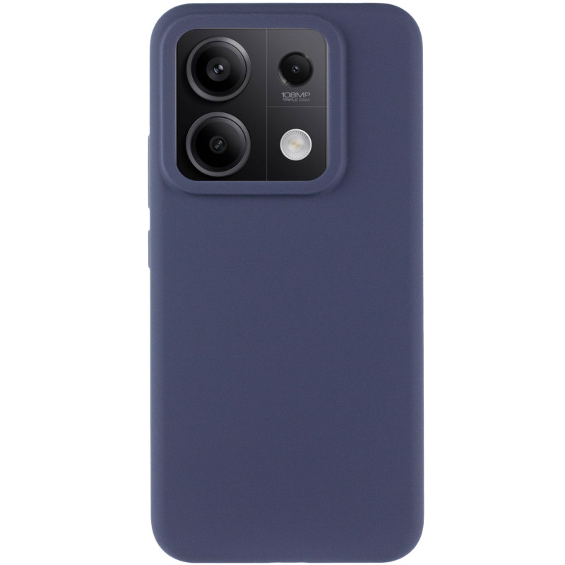 Фото Чехол Silicone Cover Lakshmi (AAA) для Xiaomi Redmi Note 13 5G (Темно-синий / Midnight blue) на vchehle.ua