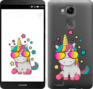 

Чехол Единорог в очках для Huawei Ascend Mate 7 911921