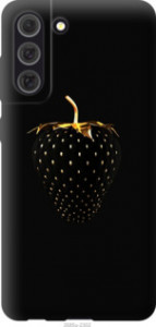 Чехол Черная клубника для Samsung Galaxy S21 FE