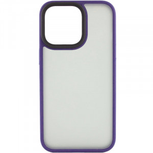TPU+PC чехол Metal Buttons для Apple iPhone 14 Pro Max (6.7")