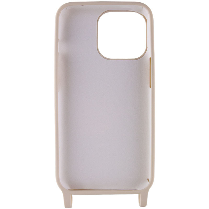 Фото Чохол TPU two straps California на Apple iPhone 12 Pro / 12 (6.1") (Бежевий / Antigue White) в маназині vchehle.ua