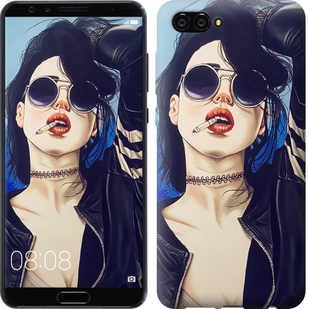 

Чохол Дівчина на стилі на Huawei Nova 2S 643910
