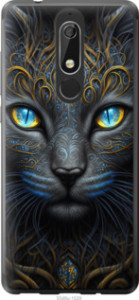 Чехол Кошка для Nokia 5.1