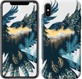 

Чохол Арт-орел на тлі природи на iPhone XS Max 672413