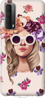 

Чехол Девушка с цветами v2 для Huawei P Smart 2021 1146268