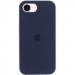 Чехол Silicone Case Full Protective (AA) для Apple iPhone 16e (6.1") (Темно-синий / Midnight blue)